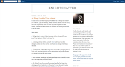 Desktop Screenshot of knightchatter.blogspot.com