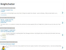 Tablet Screenshot of knightchatter.blogspot.com