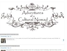 Tablet Screenshot of adventuresofaculturalnomad.blogspot.com