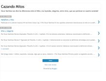 Tablet Screenshot of cazandomitos.blogspot.com
