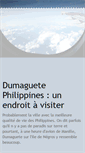 Mobile Screenshot of dumaguetetourisme.blogspot.com
