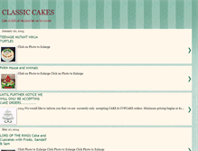 Tablet Screenshot of myclassiccakes.blogspot.com