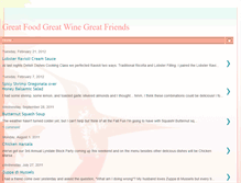 Tablet Screenshot of foodwinenfriends.blogspot.com