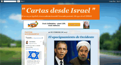 Desktop Screenshot of cartasdesdeisrael.blogspot.com