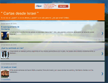 Tablet Screenshot of cartasdesdeisrael.blogspot.com