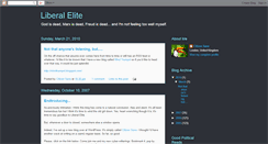 Desktop Screenshot of liberal-elite.blogspot.com