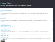 Tablet Screenshot of liberal-elite.blogspot.com