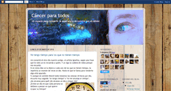 Desktop Screenshot of cancerparatodos.blogspot.com