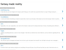 Tablet Screenshot of fantasy-made-reality.blogspot.com