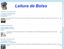 Tablet Screenshot of leituradebolso.blogspot.com