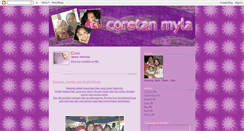 Desktop Screenshot of coretanmyla.blogspot.com