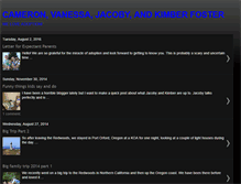 Tablet Screenshot of cameronandvanessa.blogspot.com