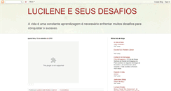 Desktop Screenshot of lucileneeseusdesafios.blogspot.com