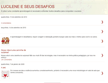 Tablet Screenshot of lucileneeseusdesafios.blogspot.com