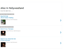 Tablet Screenshot of aliceinhollywoodland.blogspot.com