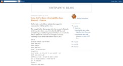 Desktop Screenshot of hotpaw.blogspot.com