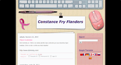 Desktop Screenshot of constancefryflanders.blogspot.com