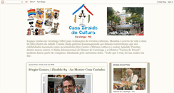 Desktop Screenshot of casaziraldodecultura.blogspot.com