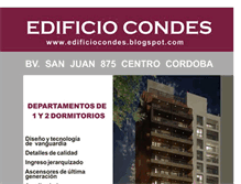 Tablet Screenshot of edificiocondes.blogspot.com
