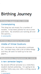 Mobile Screenshot of birthingjourney.blogspot.com