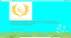 Desktop Screenshot of kartikgala.blogspot.com