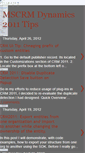 Mobile Screenshot of dynamics2011.blogspot.com