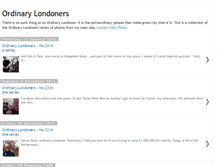 Tablet Screenshot of ordinarylondoners.blogspot.com