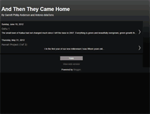 Tablet Screenshot of andthentheycamehomeblog.blogspot.com