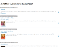 Tablet Screenshot of amothersjourneytokazakhstan.blogspot.com