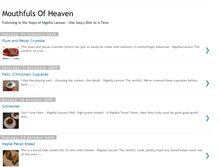 Tablet Screenshot of mouthfulsofheaven.blogspot.com
