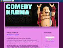 Tablet Screenshot of comedykarma.blogspot.com