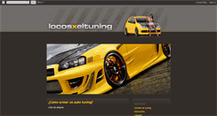 Desktop Screenshot of locosxeltuning.blogspot.com