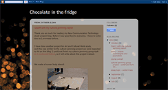 Desktop Screenshot of chocolateinthefridge.blogspot.com