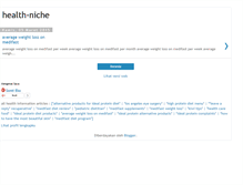 Tablet Screenshot of health-niche.blogspot.com