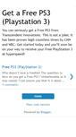 Mobile Screenshot of get-a-free-playstation-3.blogspot.com