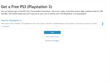 Tablet Screenshot of get-a-free-playstation-3.blogspot.com