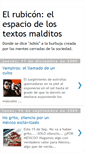 Mobile Screenshot of elrubincnelespaciodelostextosmalditos.blogspot.com
