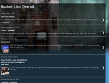 Tablet Screenshot of bucketlistdetroit.blogspot.com