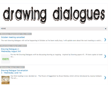 Tablet Screenshot of drawingdialogues.blogspot.com