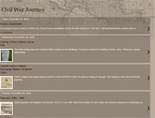 Tablet Screenshot of civilwarjourney1862.blogspot.com