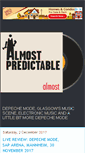 Mobile Screenshot of almostpredictablealmost1.blogspot.com