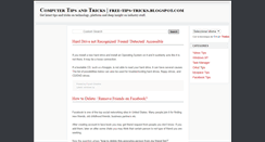 Desktop Screenshot of free-tips-tricks.blogspot.com