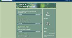 Desktop Screenshot of juliothecat.blogspot.com