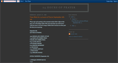 Desktop Screenshot of 24hoursofprayer.blogspot.com