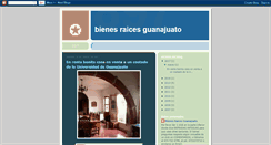 Desktop Screenshot of bienesraicesguanajuato.blogspot.com