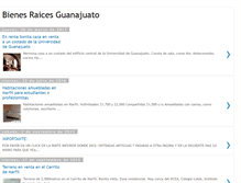 Tablet Screenshot of bienesraicesguanajuato.blogspot.com