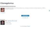 Tablet Screenshot of citomegalovirus.blogspot.com