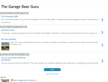 Tablet Screenshot of garagedoorguru.blogspot.com