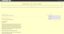 Desktop Screenshot of historythailand.blogspot.com