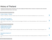 Tablet Screenshot of historythailand.blogspot.com